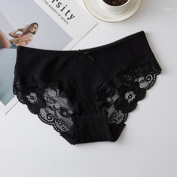 sweet and lovely pure cotton lace low-rise underwear women's bowknot japanese seamless briefs1, Black;pink
sweet and lovely pure cotton lace low-rise underwear women's bowknot japanese seamless briefs1, Black;pink