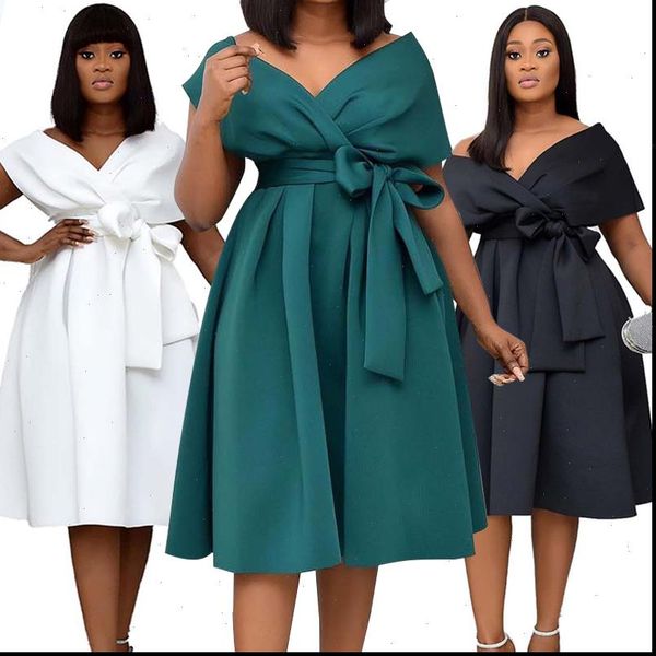 womens dress women bow elegant wedding party dresses for plus size s xxxl clothing vestidos, Black;gray
womens dress women bow elegant wedding party dresses for plus size s xxxl clothing vestidos, Black;gray