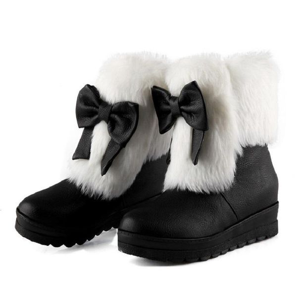 boots winter snow women wedges platform keep warm plush cotton shoes fashion fur bowknot ladies ankle zapatos mujer dllq, Black
boots winter snow women wedges platform keep warm plush cotton shoes fashion fur bowknot ladies ankle zapatos mujer dllq, Black