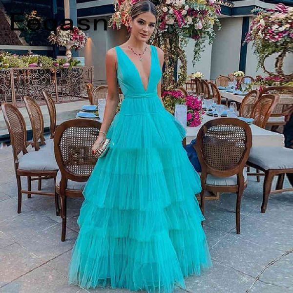 a-line prom gown v-neck tiered tulle formal party dress evening dresses long vestido de fiesta gala jurken robe de soiree, Black
a-line prom gown v-neck tiered tulle formal party dress evening dresses long vestido de fiesta gala jurken robe de soiree, Black