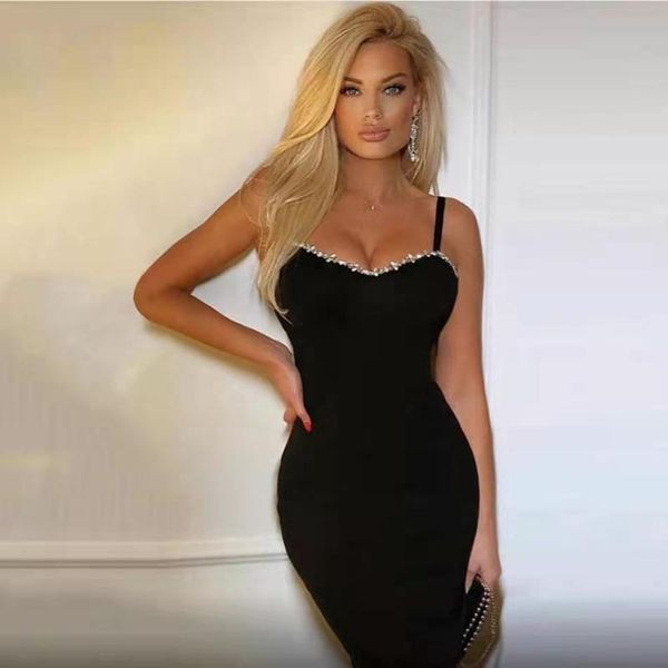 casual dresses 2021 summer women's mini bodycon sling bandage dress celebrity runway party, Black;gray
casual dresses 2021 summer women's mini bodycon sling bandage dress celebrity runway party, Black;gray