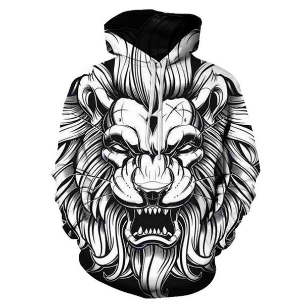 men's hoodies & sweatshirts 2021 men's fashion harajuku style autumn and winter 3d printing graffiti fierce lion animal hooded swea, Black
men's hoodies & sweatshirts 2021 men's fashion harajuku style autumn and winter 3d printing graffiti fierce lion animal hooded swea, Black