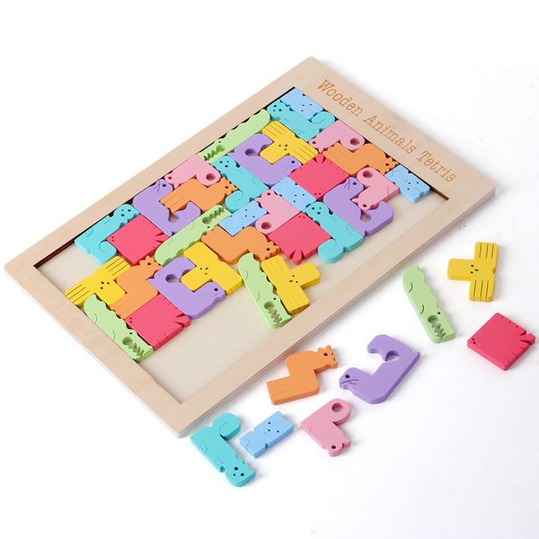 Creative Animal Pattern 3D Wooden Puzzle Tangram Math Toys Pre-school Kids Intellectual Education Baby Toy
Creative Animal Pattern 3D Wooden Puzzle Tangram Math Toys Pre-school Kids Intellectual Education Baby Toy