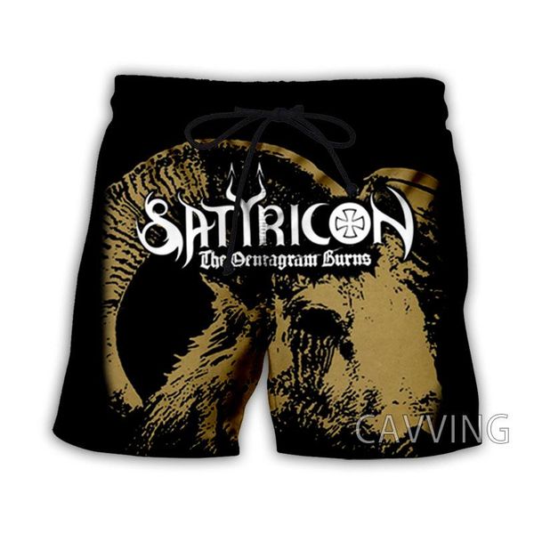 men's shorts cavving 3d printed satyricon band summer beach streetwear quick dry casual sweat for women/men, White;black
men's shorts cavving 3d printed satyricon band summer beach streetwear quick dry casual sweat for women/men, White;black
