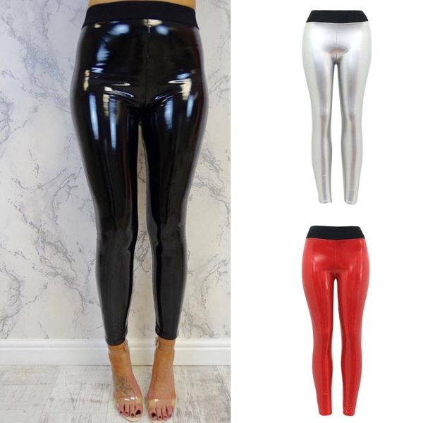 women's leggings gothic stretch shiny wet look pu leather women black slim push up long pants ladies skinny #g2
women's leggings gothic stretch shiny wet look pu leather women black slim push up long pants ladies skinny #g2