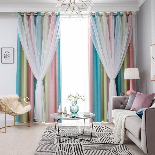 curtain & drapes modern double layer blackout curtains for living room korean style window treatments decoration
curtain & drapes modern double layer blackout curtains for living room korean style window treatments decoration