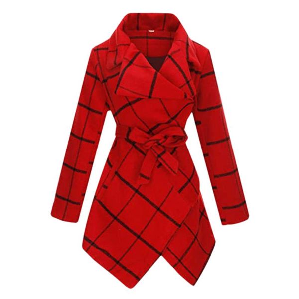 women's wool & blends women coats and jackets spring turn down collar coat belted blend asymmetric hem wrap female outwear, Black
women's wool & blends women coats and jackets spring turn down collar coat belted blend asymmetric hem wrap female outwear, Black