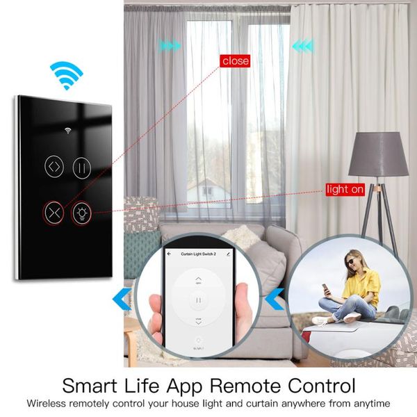 smart home control tuya wifi light switch work rf curtain touch glass panel wall works for alexa google
smart home control tuya wifi light switch work rf curtain touch glass panel wall works for alexa google