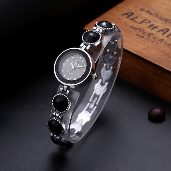 wristwatches women stainless steel watch black krystal brife style quartz brand soxy relogio feminino, Slivery;brown
wristwatches women stainless steel watch black krystal brife style quartz brand soxy relogio feminino, Slivery;brown