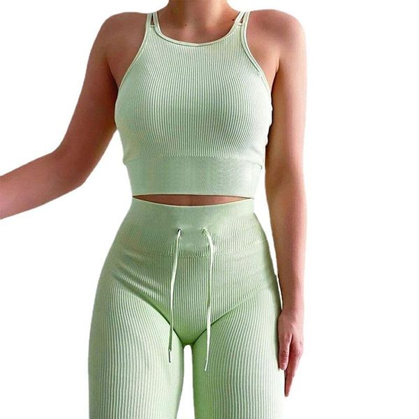 yoga outfit seamless set crop bras legging sports solid color vest suit drawstring slim body lifting hip fitness pants
yoga outfit seamless set crop bras legging sports solid color vest suit drawstring slim body lifting hip fitness pants