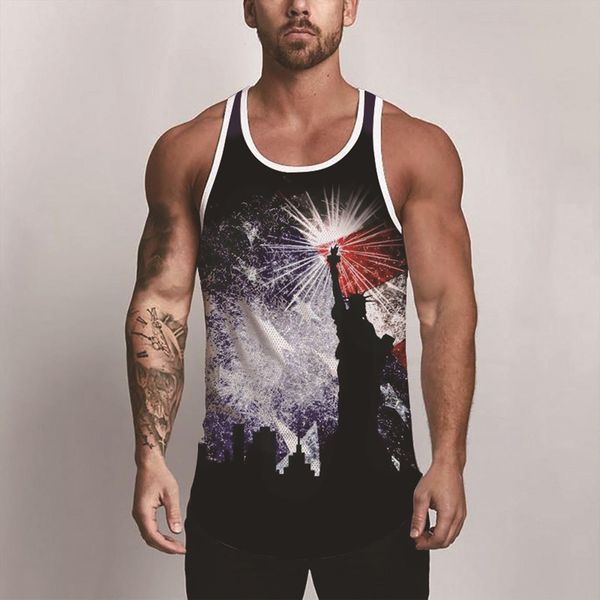 couples independerce day print mens o neck sleeveless blouse holiday fashion loose vest g30, White;black
couples independerce day print mens o neck sleeveless blouse holiday fashion loose vest g30, White;black