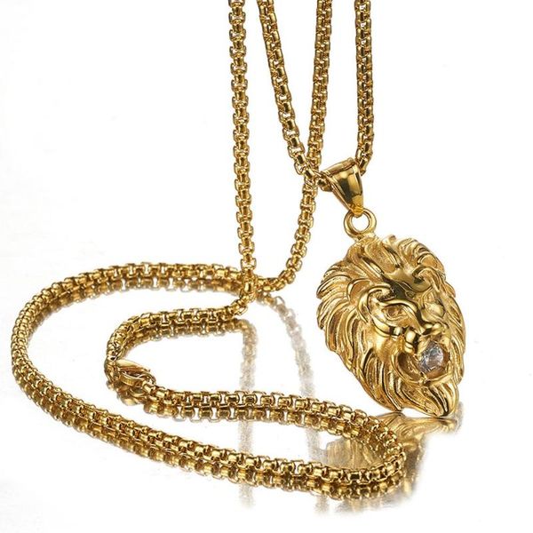 pendant necklaces men hip hop lion's head stainless steel never fade male fashion animal necklace hiphop jewelry drop, Silver
pendant necklaces men hip hop lion's head stainless steel never fade male fashion animal necklace hiphop jewelry drop, Silver