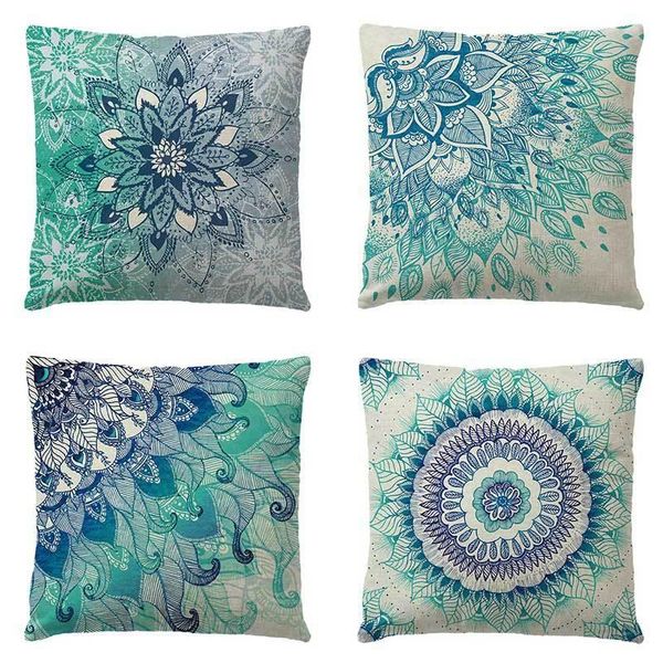 cushion/decorative pillow bohemian ethnic style pillowcase blue mandala pattern sofa cushion cover creative bay window decorative
cushion/decorative pillow bohemian ethnic style pillowcase blue mandala pattern sofa cushion cover creative bay window decorative