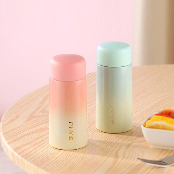 water bottles gradient 304 stainless steel mini vacuum flask is small and cute children's cup gift pocket bottle 150ml capacit
water bottles gradient 304 stainless steel mini vacuum flask is small and cute children's cup gift pocket bottle 150ml capacit