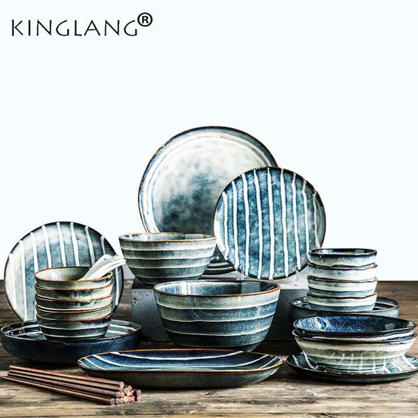 kinglang japanese style ceramic dinnerware set korean dish plate rice salad bowl deep plat bowls
kinglang japanese style ceramic dinnerware set korean dish plate rice salad bowl deep plat bowls