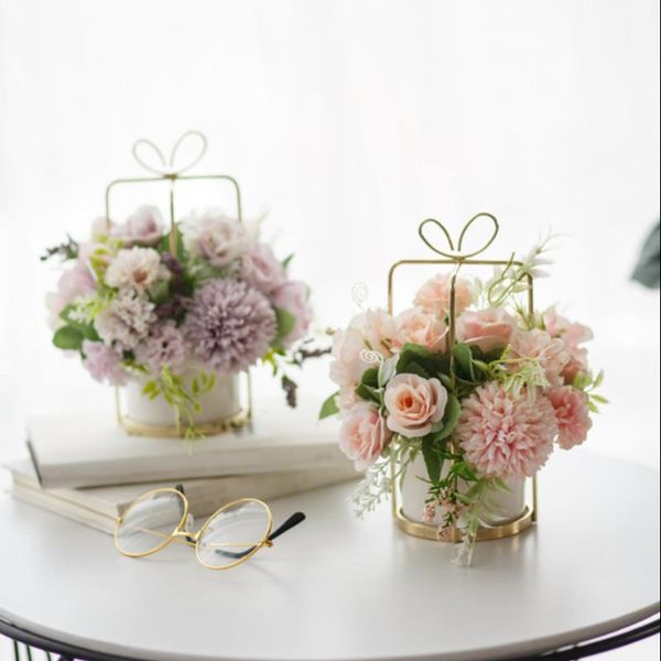 decorative flowers & wreaths artificial flower gold vase simulation rose diy home decor party wedding holding
decorative flowers & wreaths artificial flower gold vase simulation rose diy home decor party wedding holding