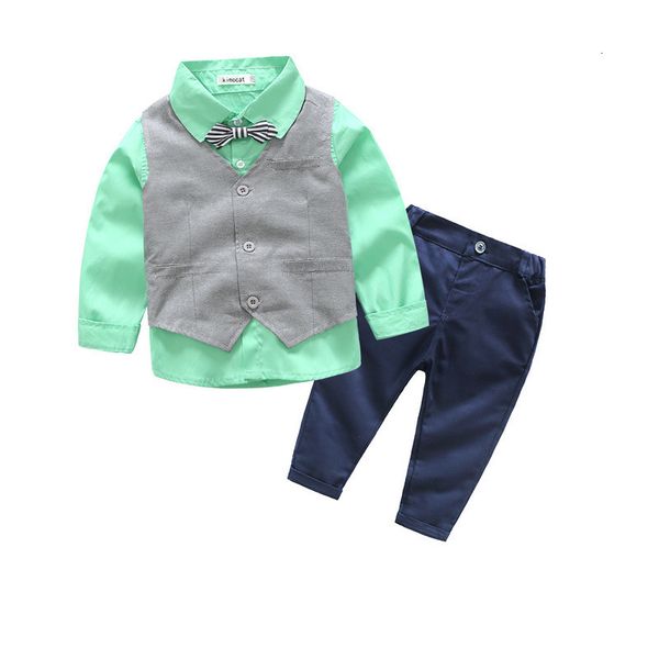 children's clothing men's autumn vest shirt children's pants children's party three piece oem customized, Blue
children's clothing men's autumn vest shirt children's pants children's party three piece oem customized, Blue