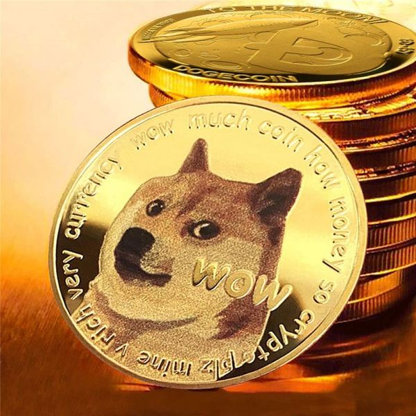 40mm gold/silver plated bitcoin coin dogecoin commemorative gift cute dog pattern year collection coins
40mm gold/silver plated bitcoin coin dogecoin commemorative gift cute dog pattern year collection coins