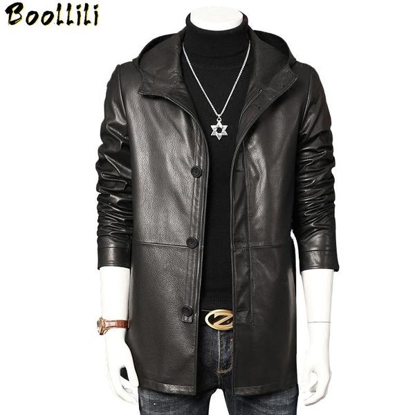 men's leather & faux boollili mens genuine jacket spring autumn 100% real goatskin coat hooded chaqueta cuero hombre 2021, Black
men's leather & faux boollili mens genuine jacket spring autumn 100% real goatskin coat hooded chaqueta cuero hombre 2021, Black