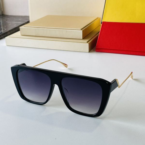 good quality designer sunglasses womens fashion ff0367s black frames glasses ladys square eyewear gold legs grey gradient lens 56mm, White;black
good quality designer sunglasses womens fashion ff0367s black frames glasses ladys square eyewear gold legs grey gradient lens 56mm, White;black
