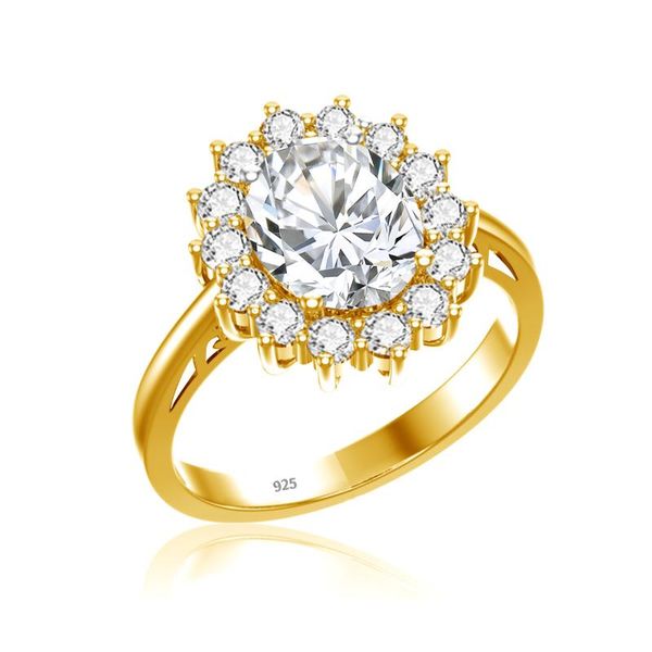 cluster rings szjinao 14k gold color diamond for women 925 sterling silver wedding ring luxury flower oval shape trendy fashion jewelry, Golden;silver
cluster rings szjinao 14k gold color diamond for women 925 sterling silver wedding ring luxury flower oval shape trendy fashion jewelry, Golden;silver