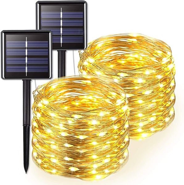 strings solar string lights for garden decoration waterproof diy fairy holiday wedding decor christmas party garland (1/2pack)
strings solar string lights for garden decoration waterproof diy fairy holiday wedding decor christmas party garland (1/2pack)