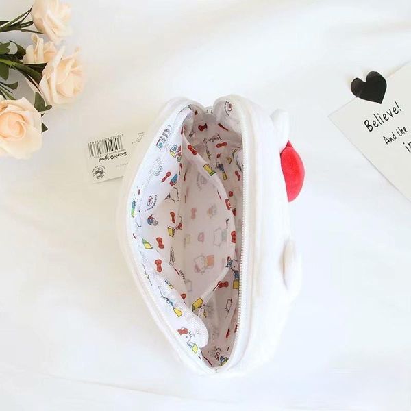 storage bags cute cartoon kt melody little white dog big ear plush cosmetic bag debris finishing pencil case
storage bags cute cartoon kt melody little white dog big ear plush cosmetic bag debris finishing pencil case
