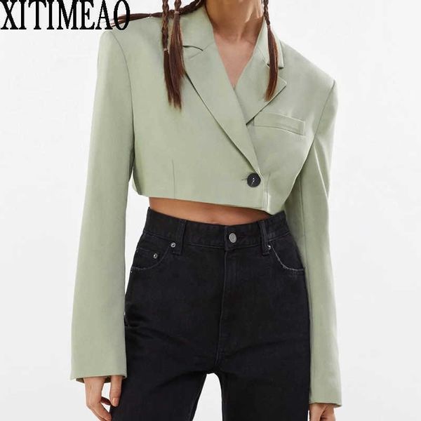 za women fashion high waist short suit coat vintage female outerwear bag hip irregular skirt 2-piece set xitimeao 210602, Black
za women fashion high waist short suit coat vintage female outerwear bag hip irregular skirt 2-piece set xitimeao 210602, Black