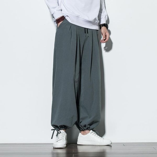 men's pants 2021 fashion man casual loose cotton linen male trousers oversized plus size 5xl, Black
men's pants 2021 fashion man casual loose cotton linen male trousers oversized plus size 5xl, Black