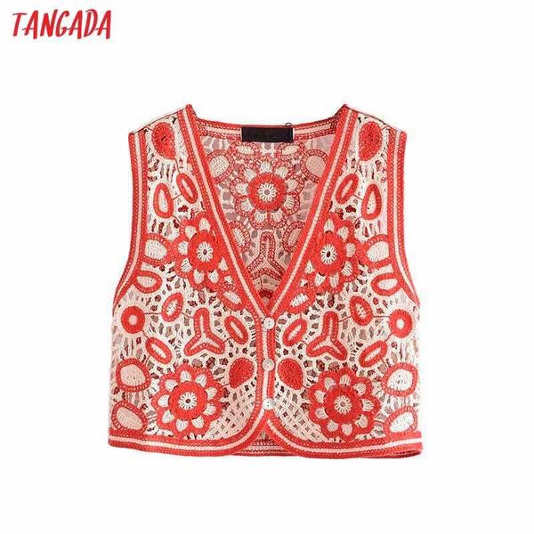 tangada women fashion hollow out vintage knitted vest sweater v neck sleeveless female waistcoat chic 3h516 210609, White
tangada women fashion hollow out vintage knitted vest sweater v neck sleeveless female waistcoat chic 3h516 210609, White