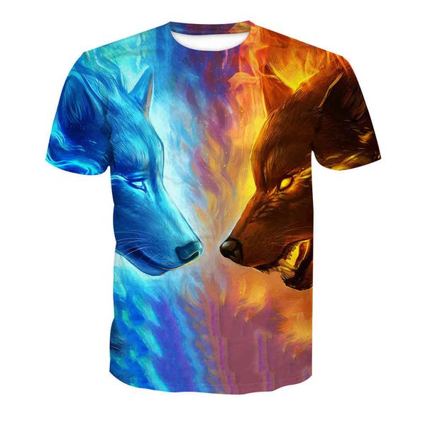 men's t-shirts european and american cool ice fire vs wolf 3d digital printed t-shirt lovers street tee shirt a3m7, White;black
men's t-shirts european and american cool ice fire vs wolf 3d digital printed t-shirt lovers street tee shirt a3m7, White;black
