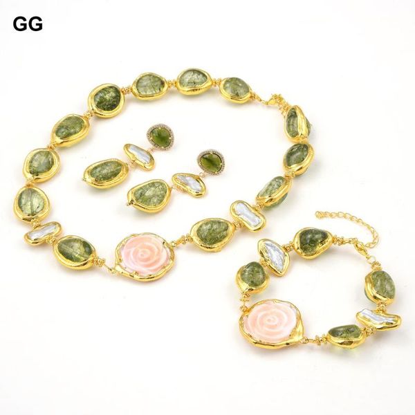 jewelry natural white keshi pearl pink queen conch flower green murano glass necklace bracelet earrings sets for women &, Silver
jewelry natural white keshi pearl pink queen conch flower green murano glass necklace bracelet earrings sets for women &, Silver