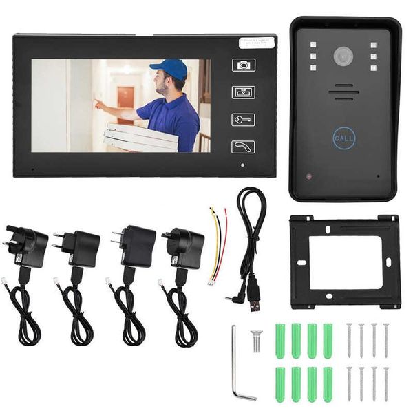 7inches tft 2.4g wireless visual doorbell intercom video door phone home security doorbells
7inches tft 2.4g wireless visual doorbell intercom video door phone home security doorbells