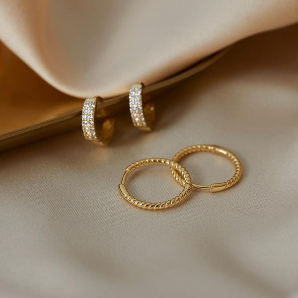 hoop & huggie yaologe 925 sterling silver twist clover zircon stud earrings female fashion exquisite romantic couples gifts, Golden;silver
hoop & huggie yaologe 925 sterling silver twist clover zircon stud earrings female fashion exquisite romantic couples gifts, Golden;silver