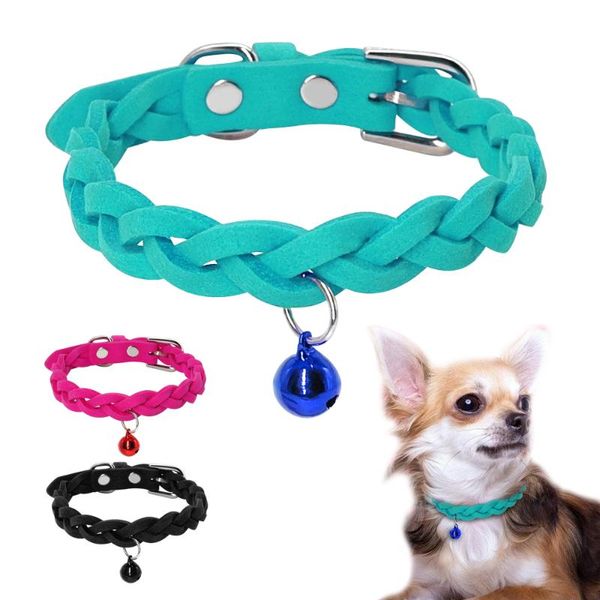 cat collars & leads 5pcs suede leather small dog collar adjustable pet puppy kitten bell for chihuahua yorkshire teddy pink xs s m
cat collars & leads 5pcs suede leather small dog collar adjustable pet puppy kitten bell for chihuahua yorkshire teddy pink xs s m