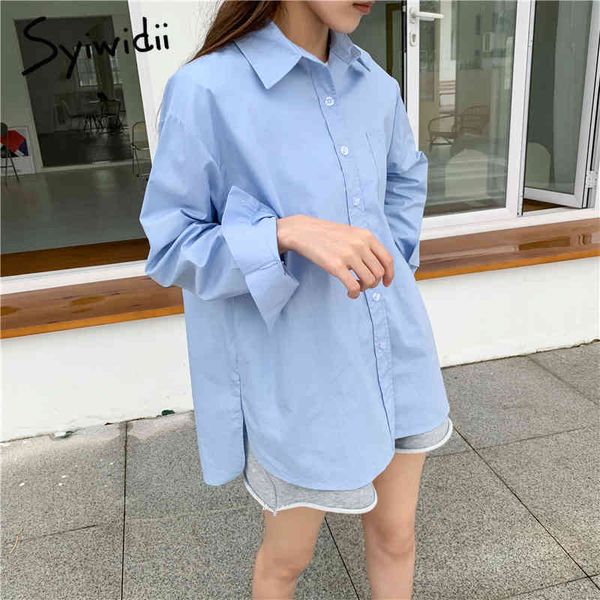 syiwidii vintage button up blouse women single breasted turn-down collar long sleeve solid clothing summer fashion shirts 210417, White
syiwidii vintage button up blouse women single breasted turn-down collar long sleeve solid clothing summer fashion shirts 210417, White