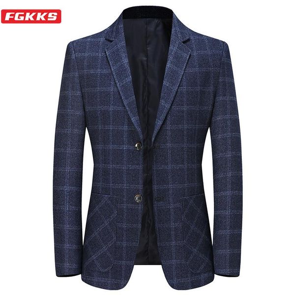 brand men suit jacket slim fit fashion check spring autumn business formal casual plaid blazer male men's suits & blazers, White;black
brand men suit jacket slim fit fashion check spring autumn business formal casual plaid blazer male men's suits & blazers, White;black