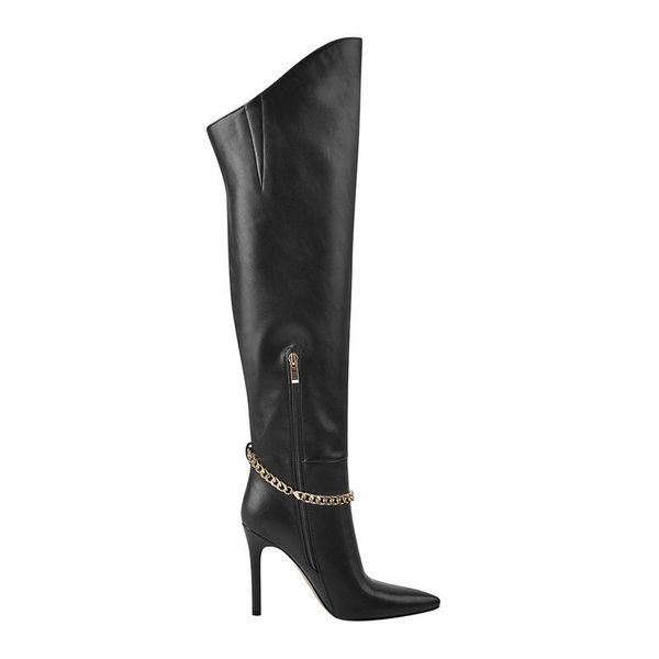 boots richealnana concise pointed toe thin high heels 2021 over the knee matte black metal chain decoration zipper big size shoe
boots richealnana concise pointed toe thin high heels 2021 over the knee matte black metal chain decoration zipper big size shoe