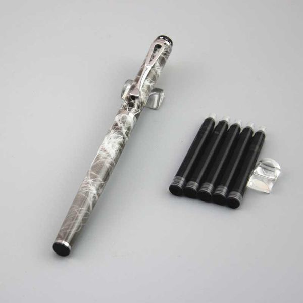 brand fountain pens metal stainless steel pen school office stationery writing materials business gift with 5pcs ink sac 005
brand fountain pens metal stainless steel pen school office stationery writing materials business gift with 5pcs ink sac 005