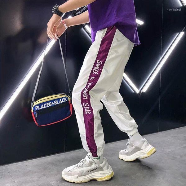 muti color block patchwork pants men hip hop style casual joggers trousers male windbreaker sweatpants, Black
muti color block patchwork pants men hip hop style casual joggers trousers male windbreaker sweatpants, Black