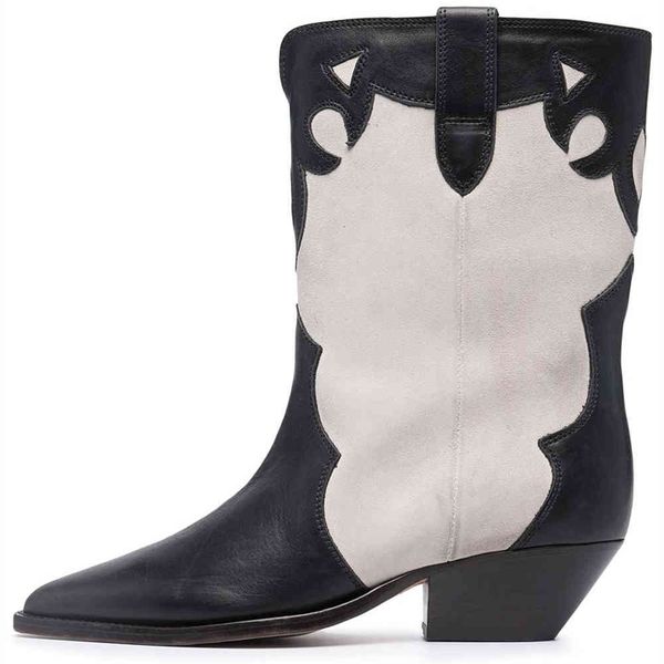 dress shoes genuine leather motorcycle boots embroidered boot pointed toe thick heels woman winter lady mixed colors mid-calf pump, Black
dress shoes genuine leather motorcycle boots embroidered boot pointed toe thick heels woman winter lady mixed colors mid-calf pump, Black