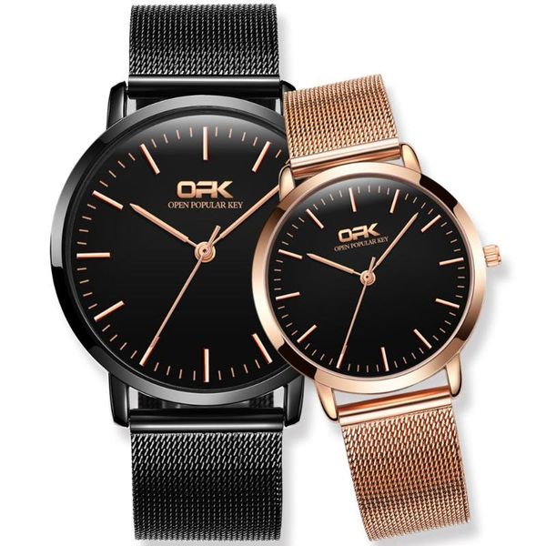 wristwatches casual couple watch fashion stainless steel lovers watches quartz for women & men simple reloj pareja, Slivery;brown
wristwatches casual couple watch fashion stainless steel lovers watches quartz for women & men simple reloj pareja, Slivery;brown