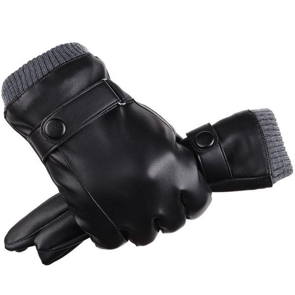 cycling gloves man leather simulation washed plus velvet thickened warmth riding motorcycle skiing, Black
cycling gloves man leather simulation washed plus velvet thickened warmth riding motorcycle skiing, Black