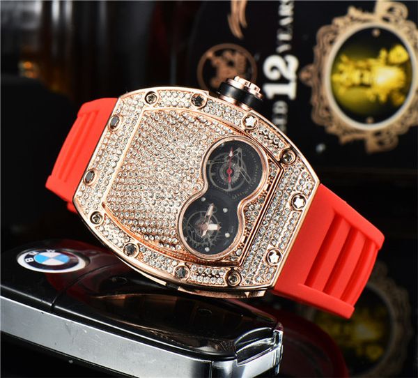 5-Mens watches montre de luxe designer diamond surface silicone strap stainless steel case quartz movement chronograph watch, No watch
5-Mens watches montre de luxe designer diamond surface silicone strap stainless steel case quartz movement chronograph watch, No watch