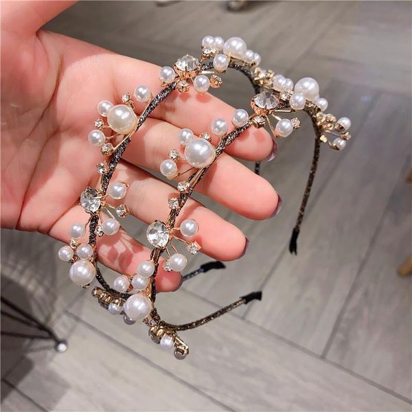 other 2021 european and american headband pearl inlaid crystal headdress handmade light luxury fashion simple pressure female, Golden;white
other 2021 european and american headband pearl inlaid crystal headdress handmade light luxury fashion simple pressure female, Golden;white
