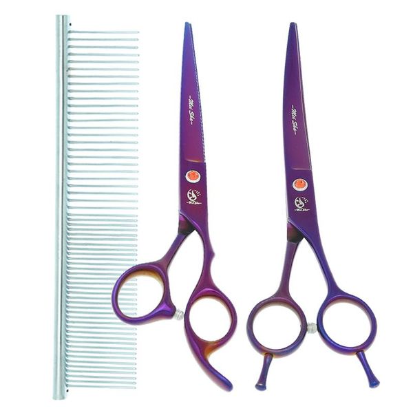 hair scissors professional 7.0" japanese steel pet animals grooming shears straight&thinning&curved dog trimming tools b0022a
hair scissors professional 7.0" japanese steel pet animals grooming shears straight&thinning&curved dog trimming tools b0022a