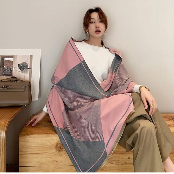scarves striped print women cashmere scarf pink pashmina shawls wrap warm hijab stoles ladies female, Blue;gray
scarves striped print women cashmere scarf pink pashmina shawls wrap warm hijab stoles ladies female, Blue;gray