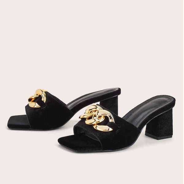 elegant metal necklace slippers women sandals flipflops summer thick high heels shoes woman peep toe 5-color slides chaussure femme, Black
elegant metal necklace slippers women sandals flipflops summer thick high heels shoes woman peep toe 5-color slides chaussure femme, Black