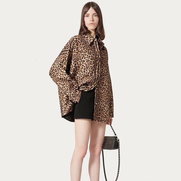 women's blouses & shirts early autumn high-end luxury retro personality leopard print casual all-match loose mid-length shirt jacket wo, White
women's blouses & shirts early autumn high-end luxury retro personality leopard print casual all-match loose mid-length shirt jacket wo, White
