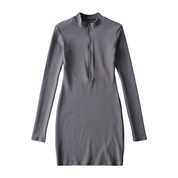 casual dresses 2021 ly designed black wholesale price of long-sleeved cotton with zipper, Black;gray
casual dresses 2021 ly designed black wholesale price of long-sleeved cotton with zipper, Black;gray